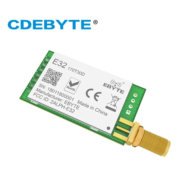 E32 170T30D LoRa 30 дБм большой диапазон SX1278 170 МГц 1 Вт SMA антенна vhf беспроводной
