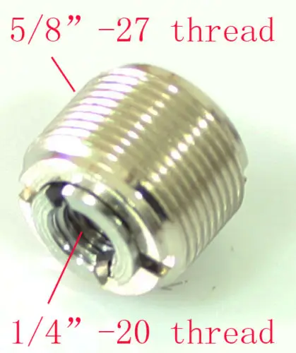 Четыре различных переходника 5/8 &quotдо 1/4&quot для штатива лазерный уровень