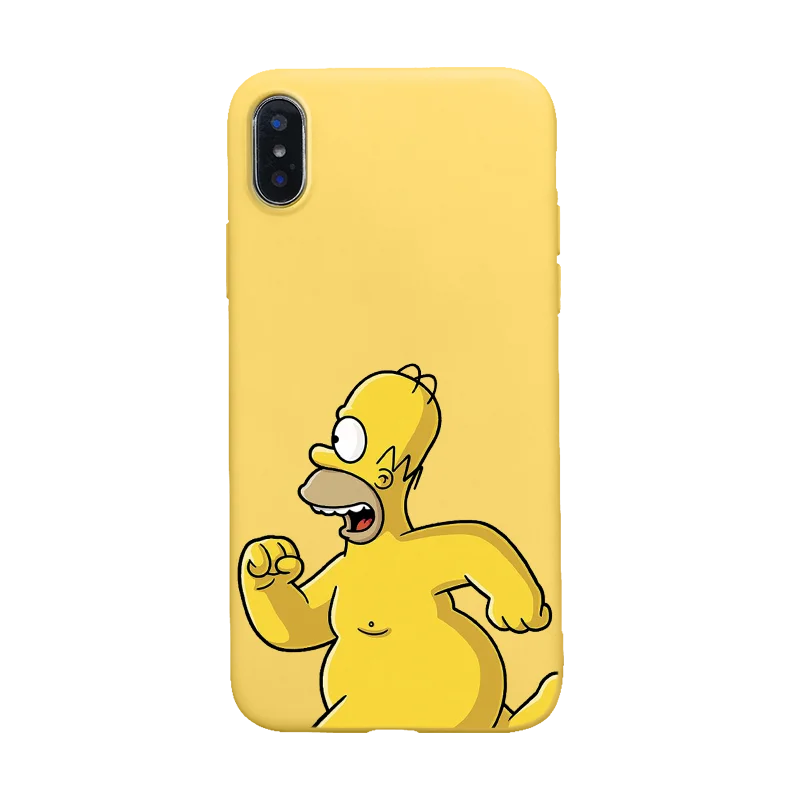 Чехол для телефона Homer J. Simpson силиконовый чехол из ТПУ iPhone11 5 5S SE 6 6s 7 8 PLUS XR XS MAX