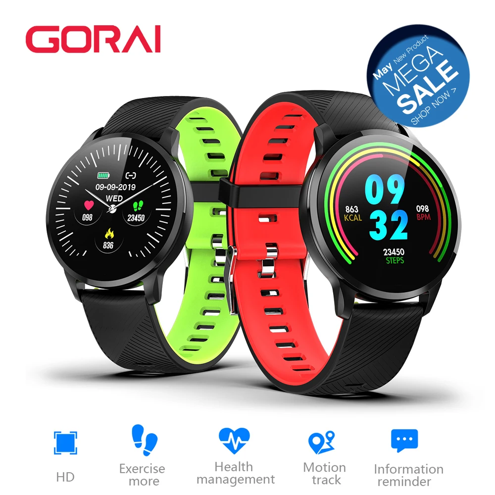 Goral S16 Смарт часы 1 3 дюйма OLED цветной экран для женщин Модный фитнес трекер монитор