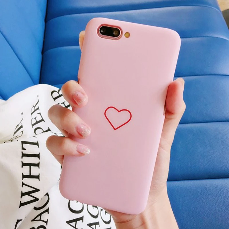 Kisscase Симпатичные Сердце Любовь чехол для iPhone 6 6S 7 Чехол мобильного телефона X 5S 5 SE