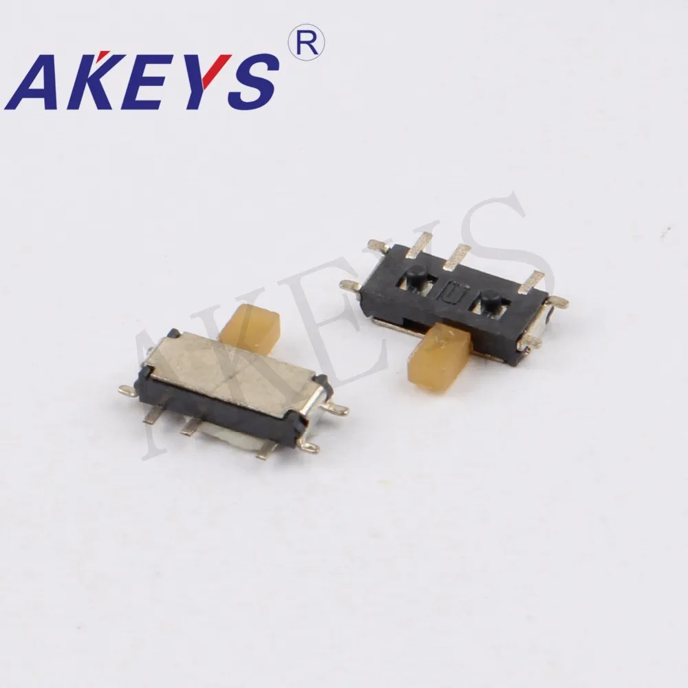20 шт MSK 12C01 07 MINI 1P2T Слайдер переключатель SPDT 7 Ручка булавка high 2 5 мм SMD SMT mini