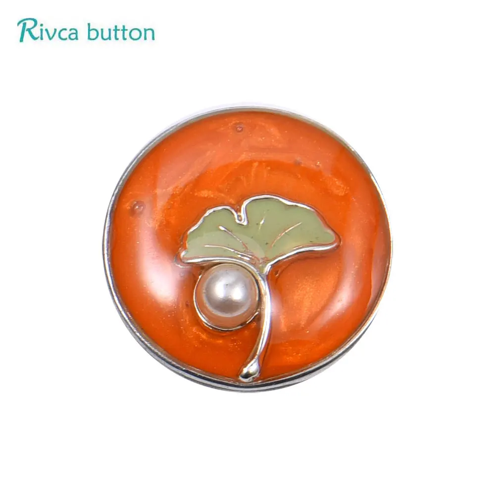D04490 Rivca Snap Ginger 18 мм Цветок Модные ювелирные изделия оснастки для женщин