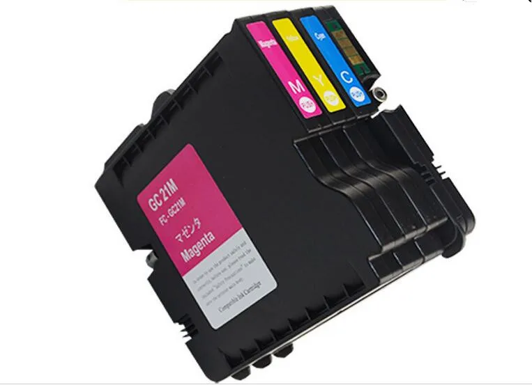 4 шт. (1 комплект) совместимые с RICOH Sublimation INK GC21 GC 21 чернильный картридж для Ricoh