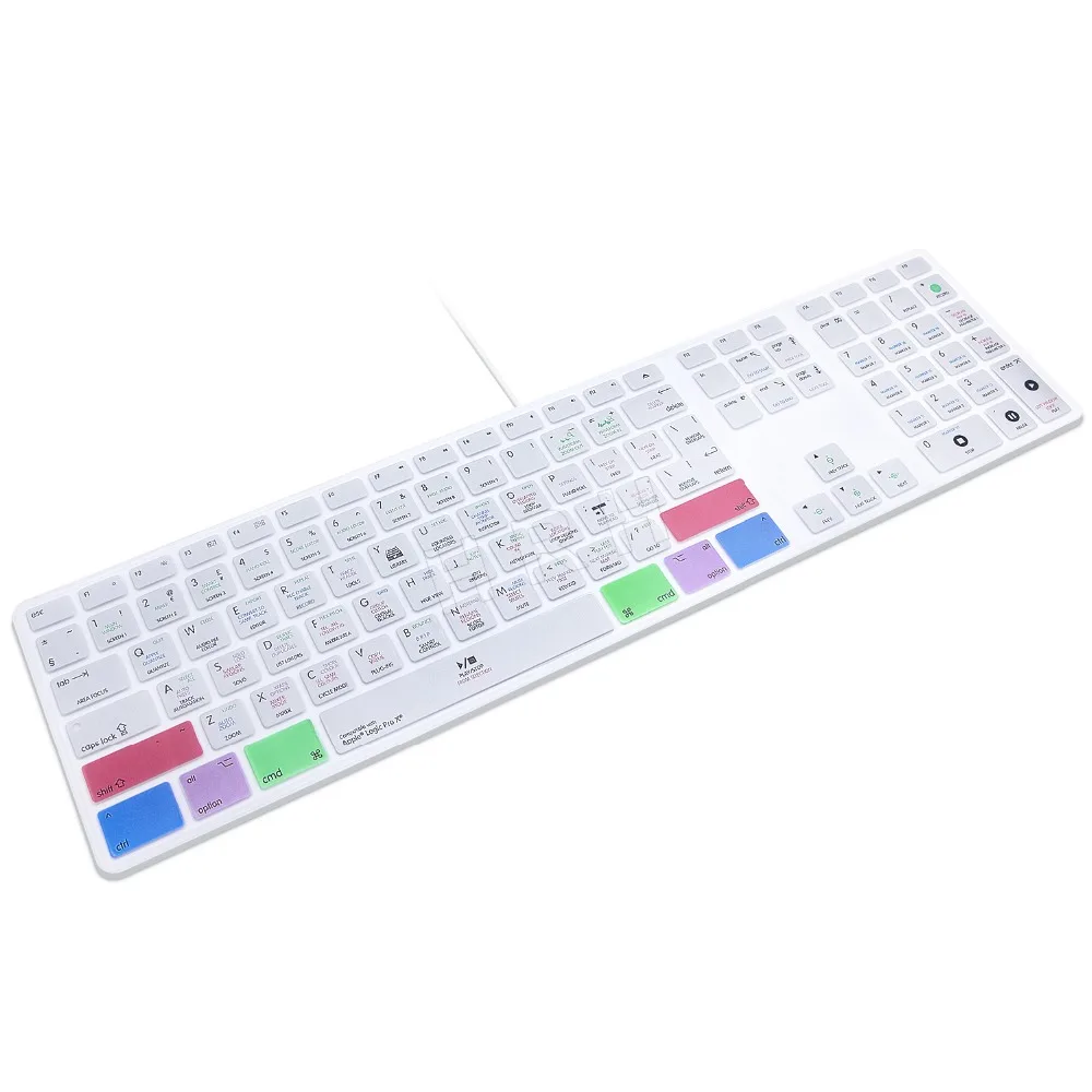 Logic Pro X дизайн клавиатуры с горячими клавишами чехол для Apple клавиатура цифровой
