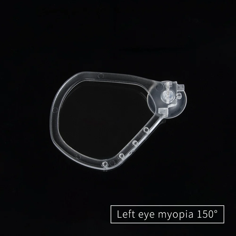 left myopia -150 Съемная маска для дайвинга линзы для близорукости для модели 4910 4100 профессиональная маска для плавания и подводного плавания Очки для подводной охоты - Цвет: left myopia -150