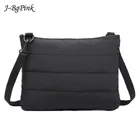 Модная вместительная Водонепроницаемая пуховая куртка из хлопчатобумажной ткани, вместительная зимняя сумка через плечо, основная компьютерия