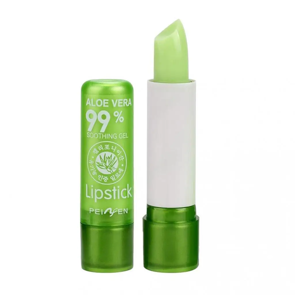 PNF Long Lasting Aloe Vera Natural Lipbalm Moisturizing Temperature Color Changing Makeup Protection Lips Balm Levre Cosmetics | Красота и