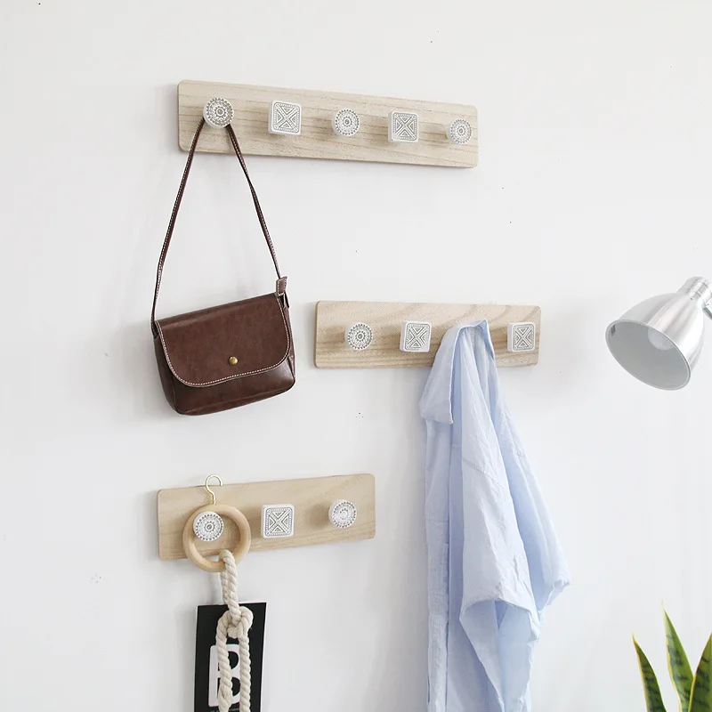 Креативные настенные вешалки для искусства спальни гостиной крючок одежды
