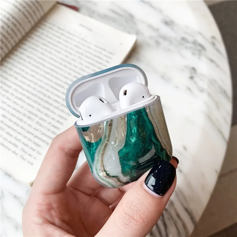 Забавный абстракционный узор для Airpods Pro чехол Роскошный Прозрачный Bluetooth