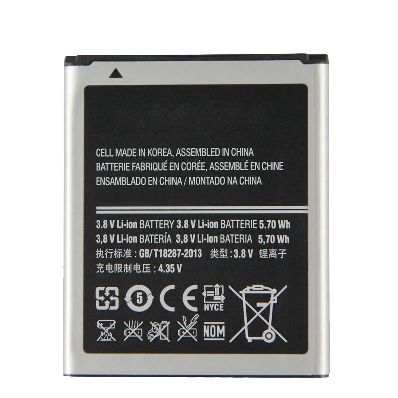 Сменный аккумулятор для Samsung Galaxy S3 Mini i8190 i699 Ace 2 i8160 S7562 S7568 i739 S7560 S7580 1500
