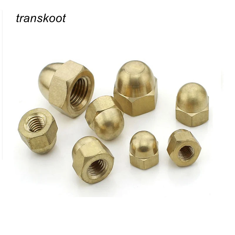 100 шт. 50 гайки для шестигранных колпачков|brass cap nut|acorn nuthex nut |