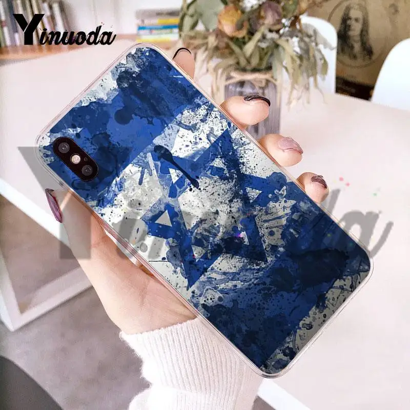 Аксессуары для телефона Yinuoda с национальным флагом Ирана и Израиля чехол iPhone X 6 6s 7