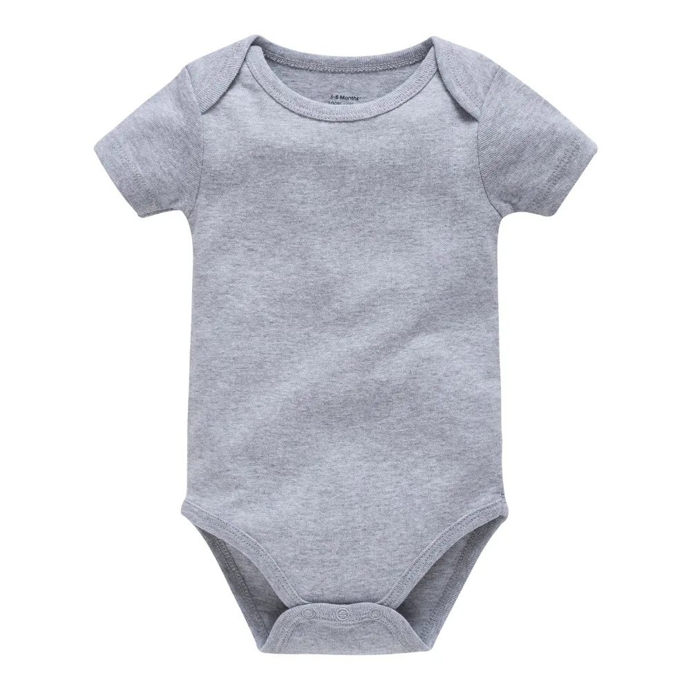 3PCS/lot 5PCS/lot 7PCS/lot 8PCS/lot Baby Boy Girl Clothes Short Sleeve Cotton Solid Baby Jumpsuit roupa de bebes Unisex Bodysuit