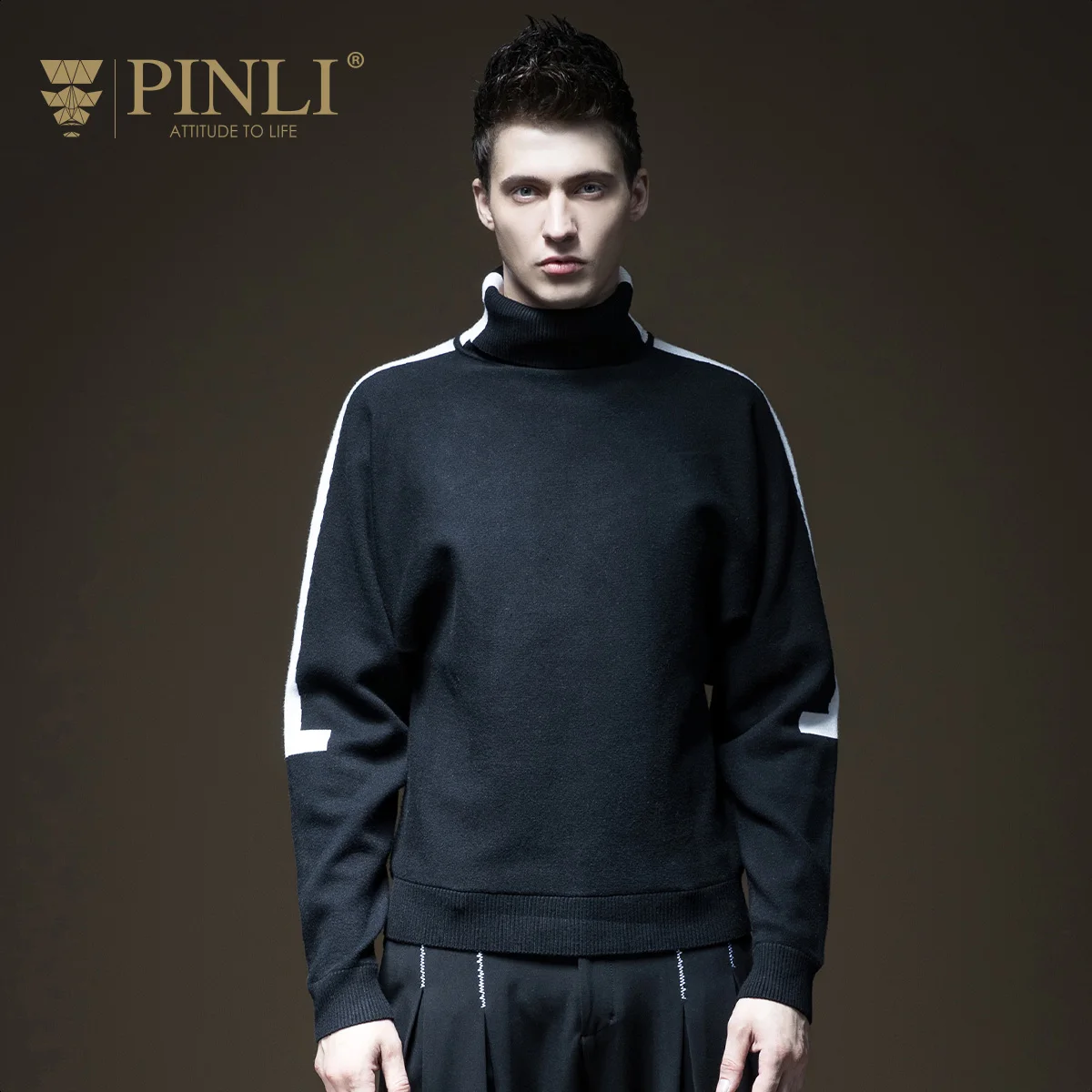 Agasalho Masculino вязаный свитер Pinli продукция сделанная осенью новый мужской тонкий с