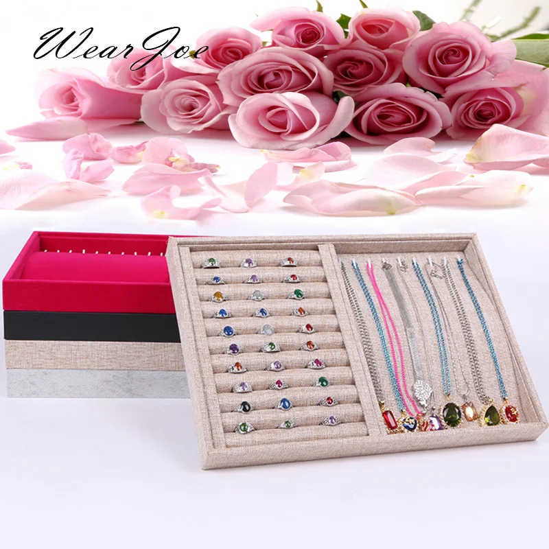 Многофункциональная дорожная Подставка для хранения ювелирных изделий плоский