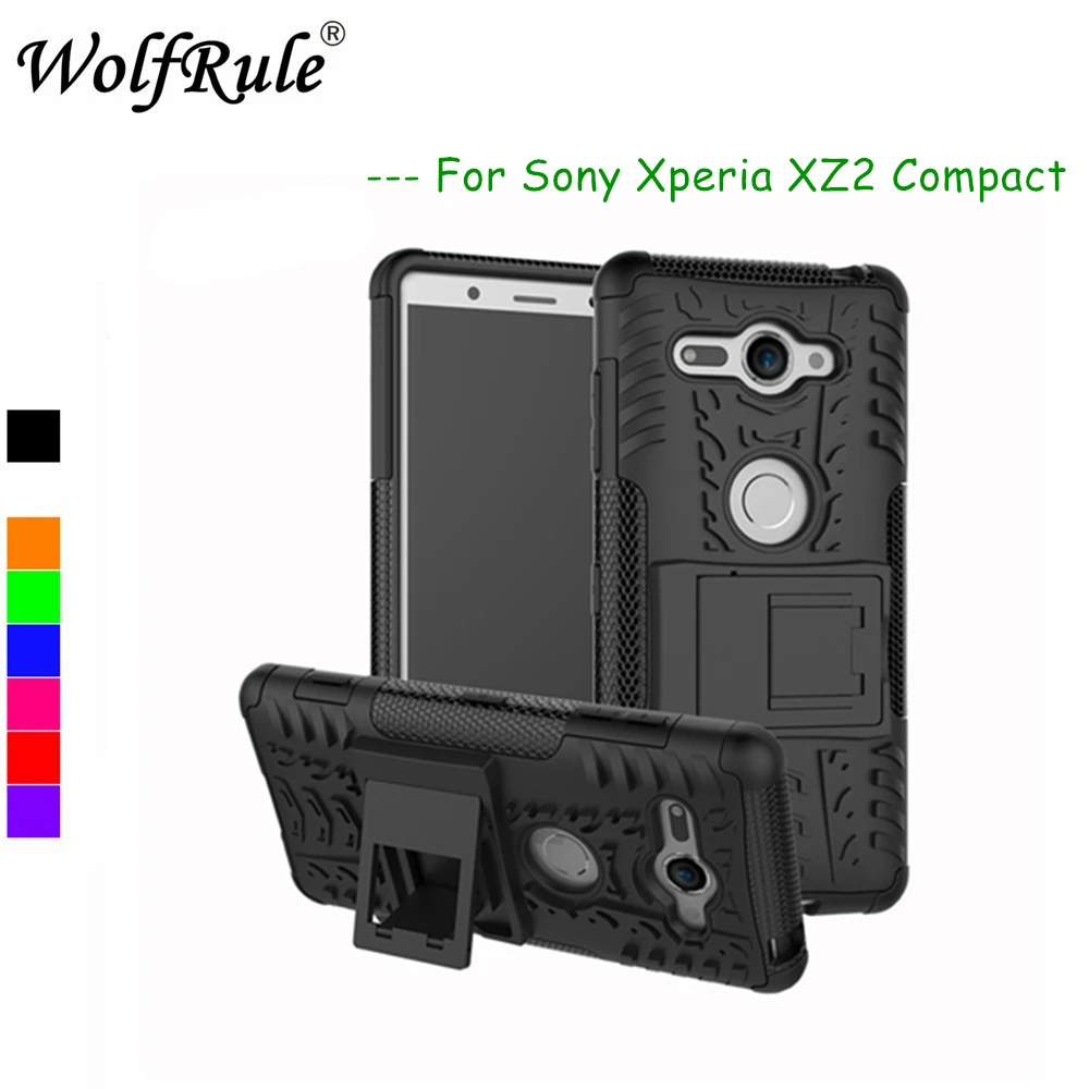

WolfRule чехол для Sony Xperia XZ2 Compact cover двухслойный защитный чехол для Sony Xperia XZ2 Compact Case Silicone H8314 H8324