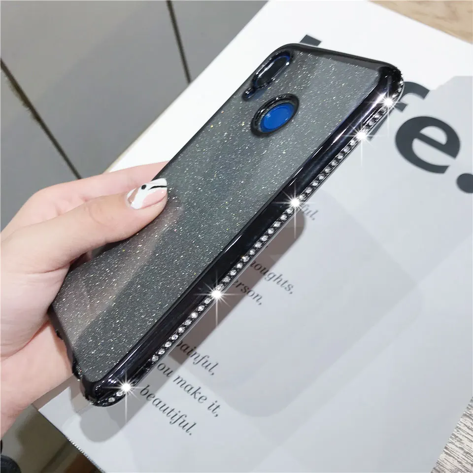 Роскошный Блестящий Алмазный чехол для Huawei P20 Lite P30 Pro Mate 20 10 30 Honor 9X 8X 7X 9 8C 7C чехлы