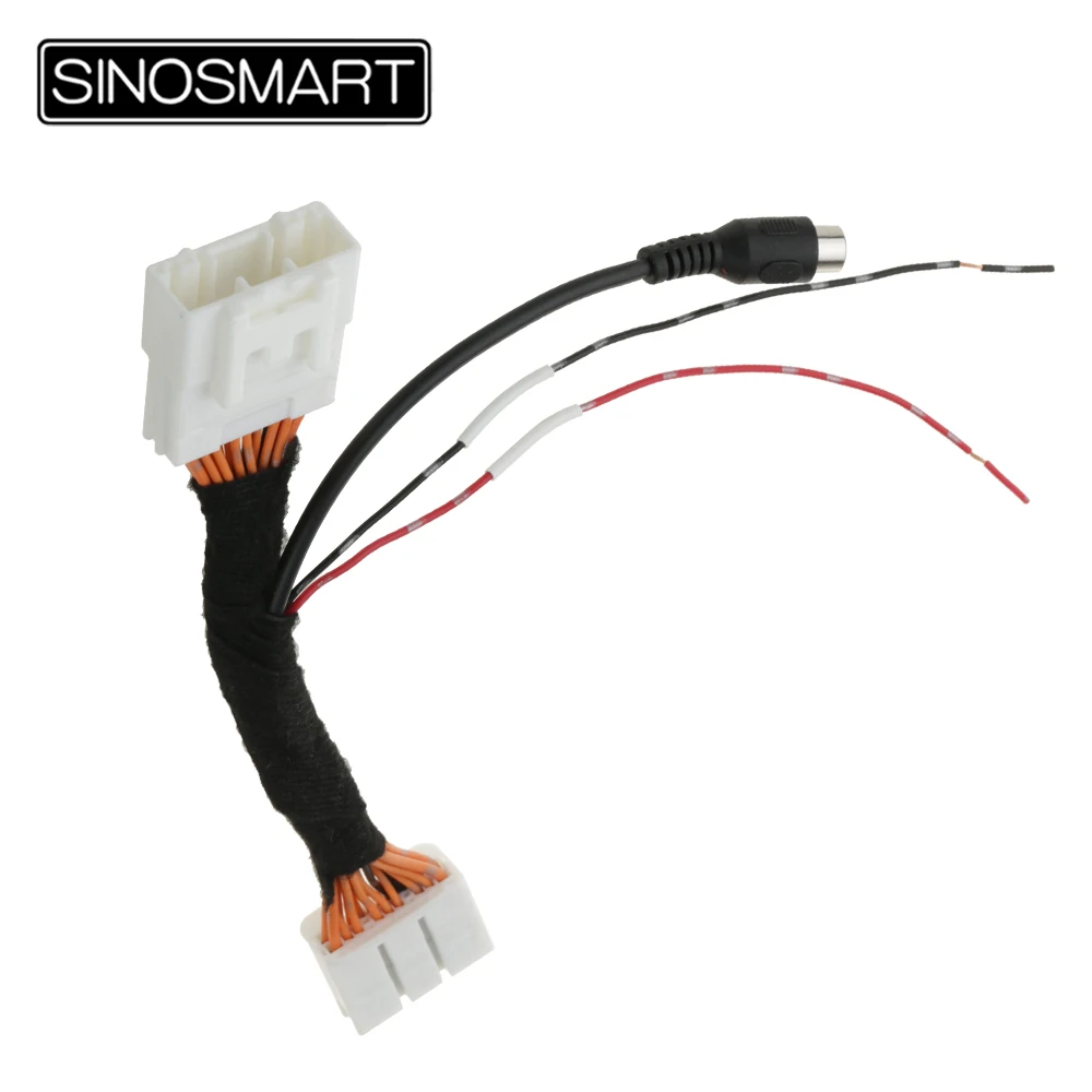 SINOSMART C20 Connection Cable for Mazda 3 Hatchback ATENZA Reversing Camera to OEM Monitor without Damaging the Car Wiring SINOSMART C20 Connection Cable for Mazda 3 Hatchback ATENZA Reversing Camera to OEM Monitor without Damaging the Car Wiring