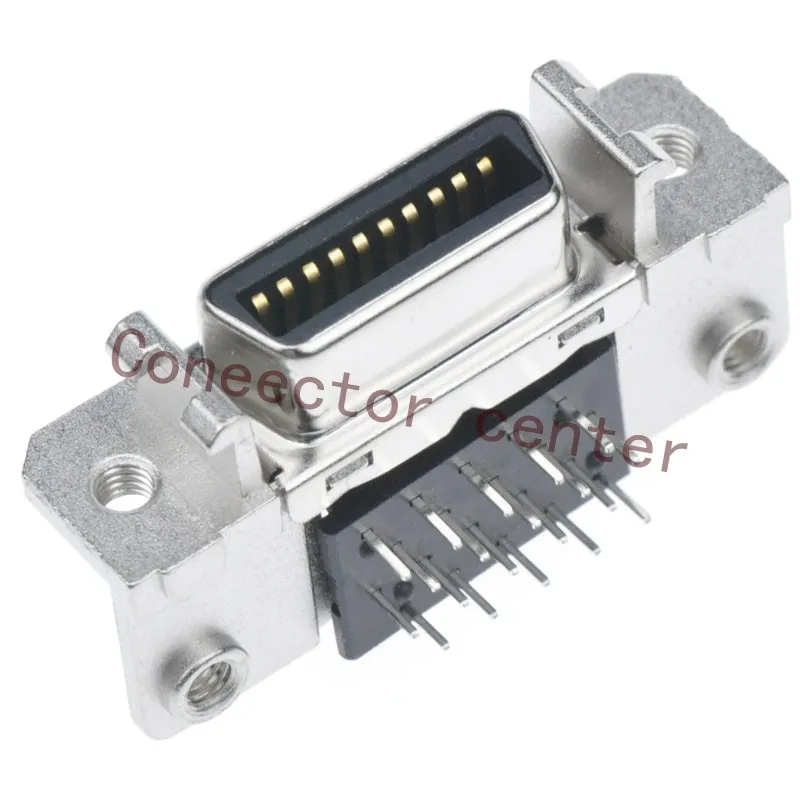 SCSI CN connector 1.27mm pitch 20PIN right angle 90 degree TE 176970-2