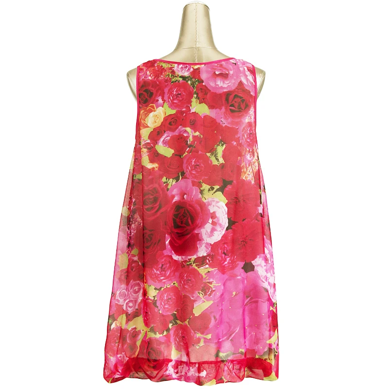Vestido De Festa Longo Free Shipping Summer New Clothing Nightgown Casual Sleepwear Pajamas Ladies Sexy Fashion Flower Camisole | Женская