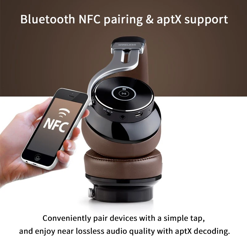 EDIFIER W855BT Bluetooth гарнитура NFC сопряжения и поддержка aptX удобно на наушнике вызовов