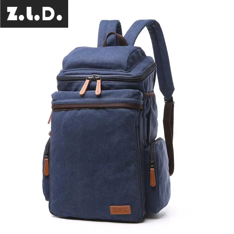 Новые мужские и женские рюкзаки Z.L.D. модные брендовые сумки для компьютера