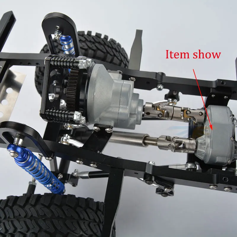 D90 RC Car 1/10 Rock-Crawler металлический чехол с держателем высокого качества Scx10