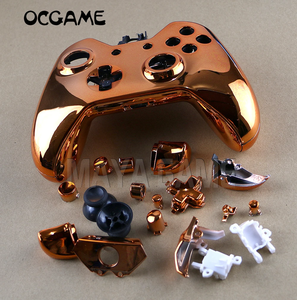 OCGAME Новый беспроводной игровой контроллер оболочка Корпус Хром запасные части