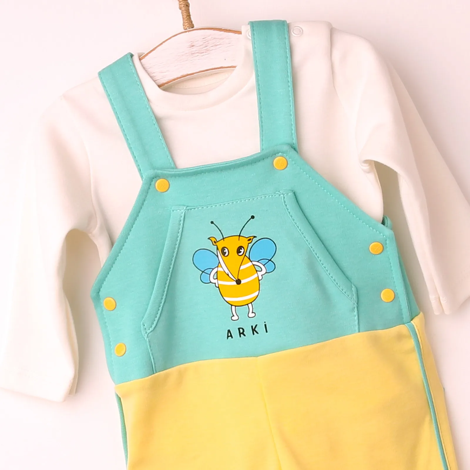 Ebebek HelloBaby/Детская толстовка в стиле ретро Комплект с джемпером|Ромперы| |