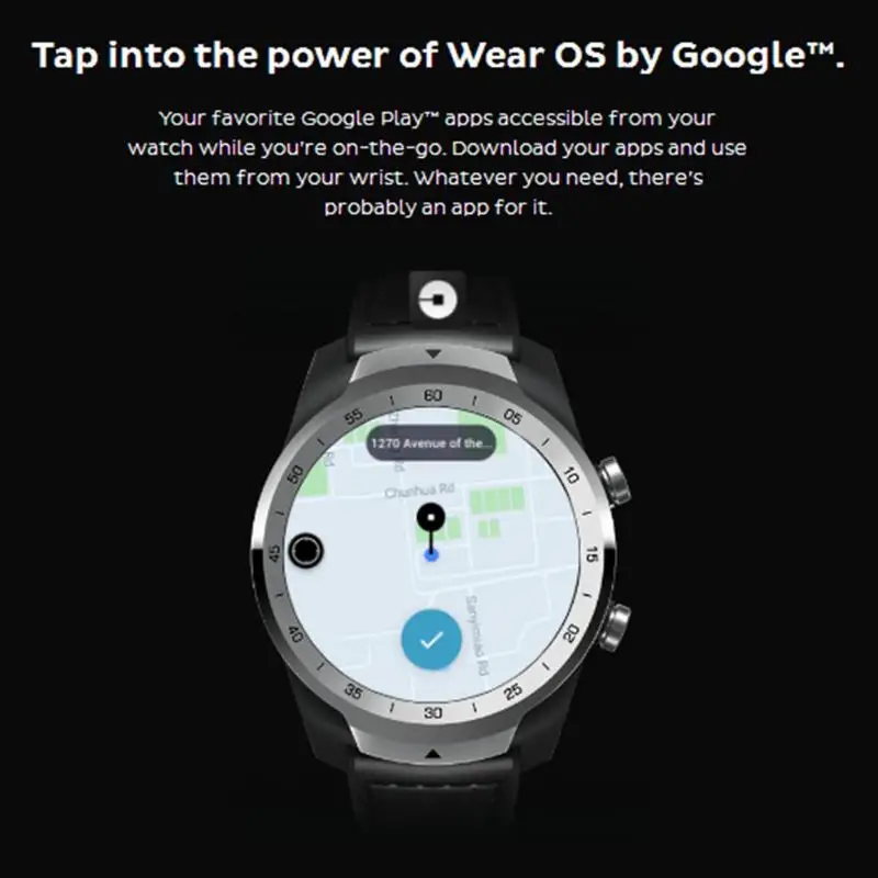 Xiaomi Ticwatch Pro NFC оплата Bluetooth Smartwatch IP68 фитнес-трекинг gps трекер пульсометр счетчик шагов калорий