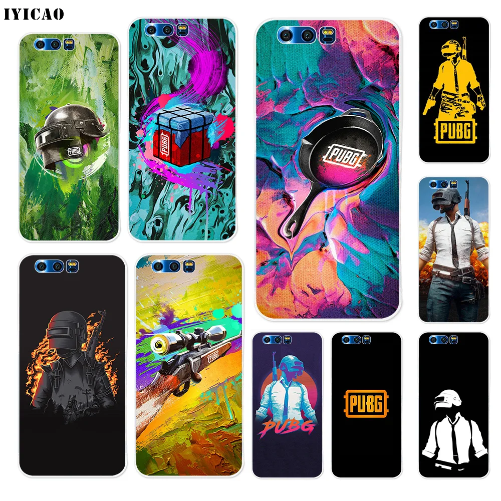 Iyicao PUBG игры мягкий силиконовый чехол для huawei Y9 Y7 Y6 Prime Honor 8C 8X8 9 10 Lite 7X 7C 6A 7A Pro крышка