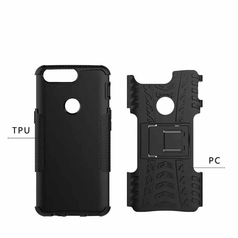 Чехол HEMASOLY для OnePlus 5 T чехол из поликарбоната + ТПУ противоударный Armor