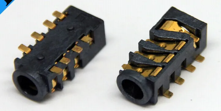 

10PCS 3.5mm Female Audio Connector 8 Pin SMT SMD Headphone Jack Socket PJ-393