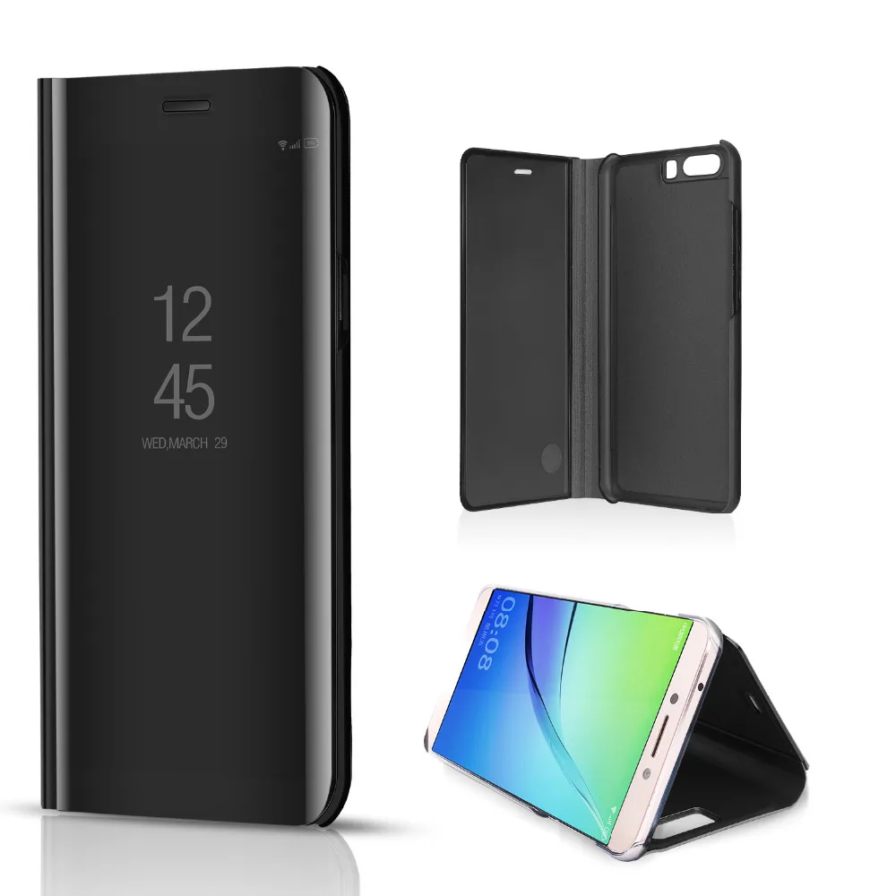 Умный зеркальный чехол с откидной крышкой и подставкой для Samsung J2 J3 J4 J5 J6 J7 J8 Prime Pro