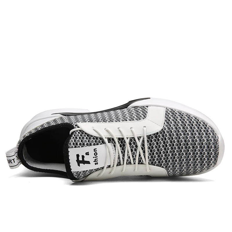 Мужчины Обувь 2017 Летняя Мода Высокого Качества Плоские Сетки Дышащая Мужская