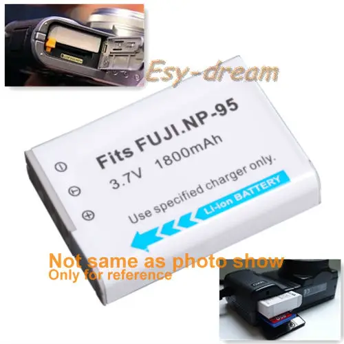 NP-95 NP95 1800mAh аккумулятор для Fujifilm FinePix F30 F31fd Real 3D W1 X-S1 X100 X100s RICOH GXR PM038 | Электроника