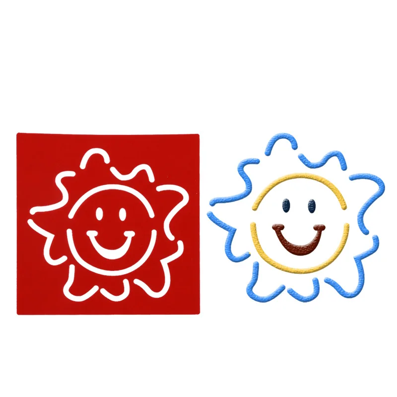 

14*14 Sunlight pvc Layering Stencils for Diy scrapbook coloring,painting stencil,home decor diy etc. Product image