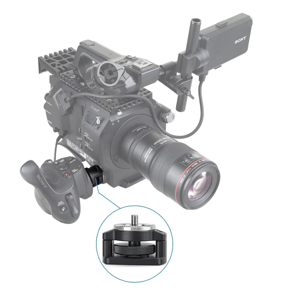 SmallRig рукоятки адаптер-розетка с M6 резьбовыми отверстиями для Sony PXW-FS7/FS7II - 1887 |