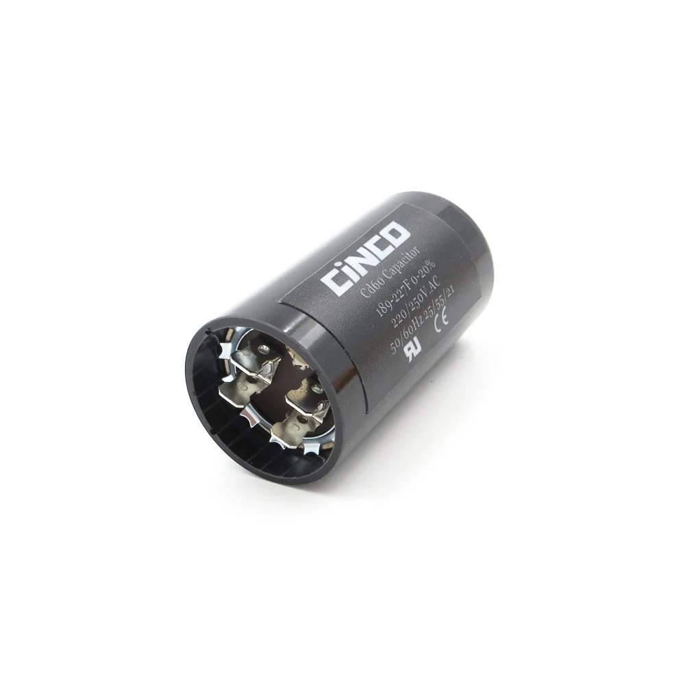 189 227MFD 220 V 250 275 CD60 пусковые конденсаторы двигателя RV запуск ing 227 mf uf компрессор HVAC