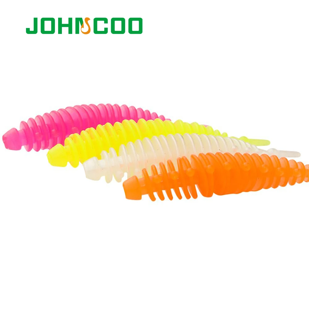 JOHNCOO форель 12 шт. ТПР мягкая искусственная приманка воблеры 57 мм 1 34 г мягкий червь