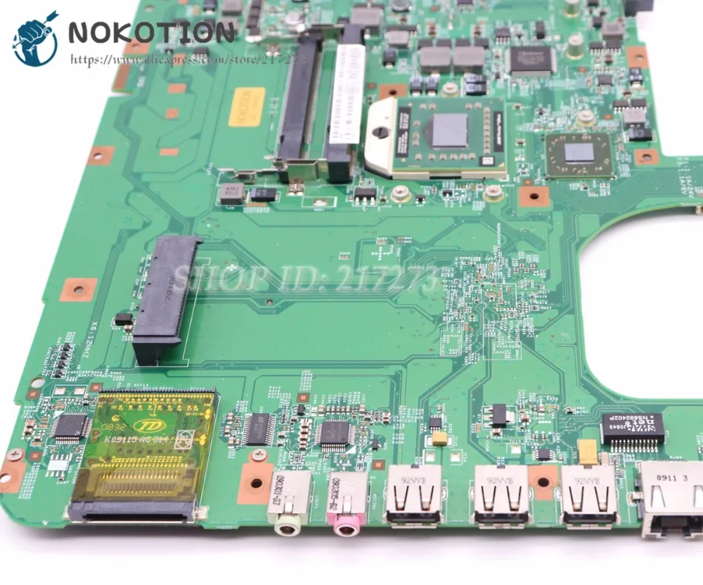 Материнская плата NOKOTION MBAUA01001 MB.AUA01.001 для ноутбука Acer aspire 5535 5235 48.4K901.021 Socket S1 DDR2