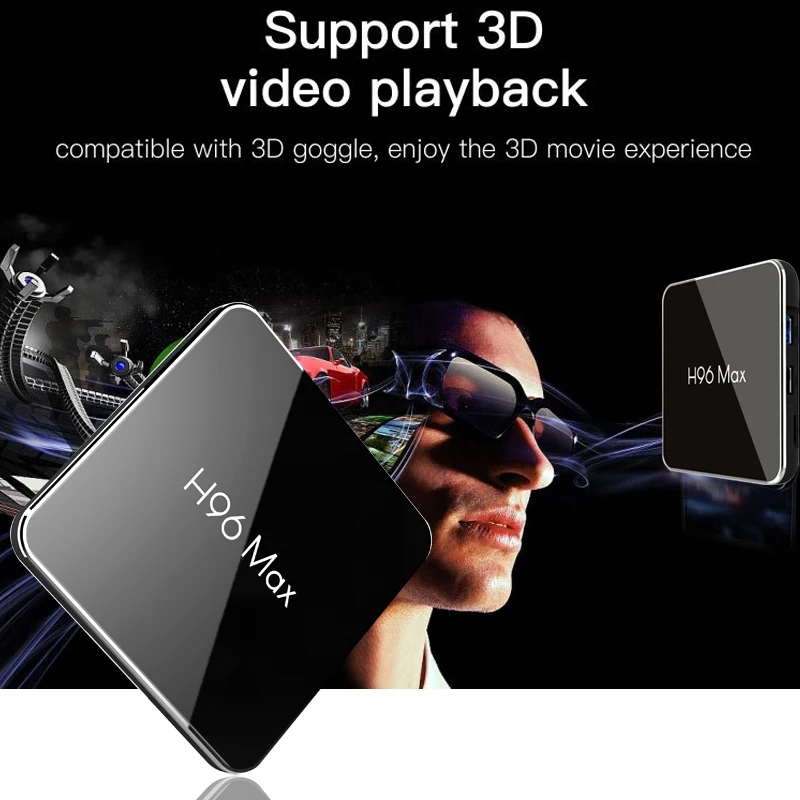 Android 8 1 ТВ коробка Amlogic S905X2 Max 4 Гб оперативной памяти 32 rom четырехъядерный wifi HDMI к * 2