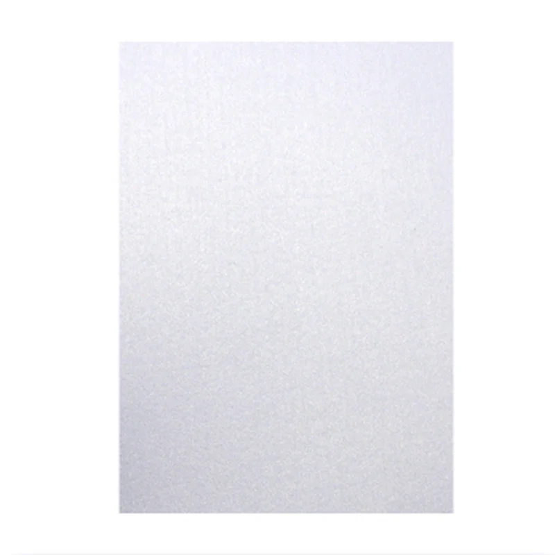 50 шт./лот A4 Размер 21*29,7 см 250gsm A5 жемчужная бумага двойная жемчужная бумага 11 цветов на выбор, DIY коробка подарочная упаковка - Цвет: ice white