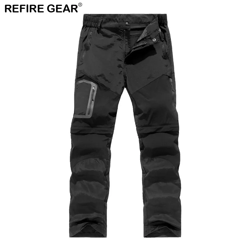 Refire gear мужские летние быстросохнущие Сменные брюки уличные дышащие эластичные брюки спортивные рыбацкий трекинговый походные шорты мужские