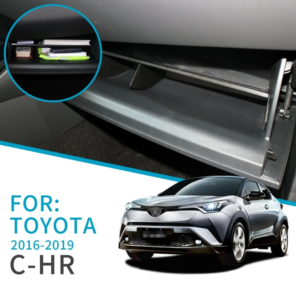 ZUNDUO автомобиля подсветки перчаточного ящика интервал хранения для TOYOTA C-HR ЧР для хранения консоли уборки ящик для хранения