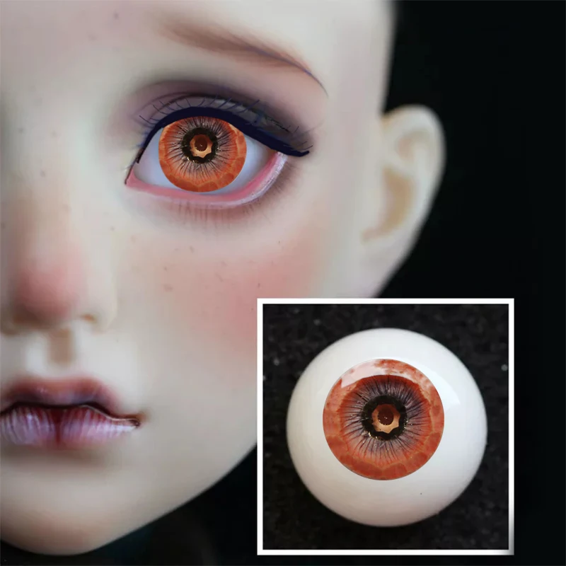 Новинка 1 пара сделай сам акриловые глаза BJD 8 мм 10 12 14 16 18 20 стразы Stardust радиальные