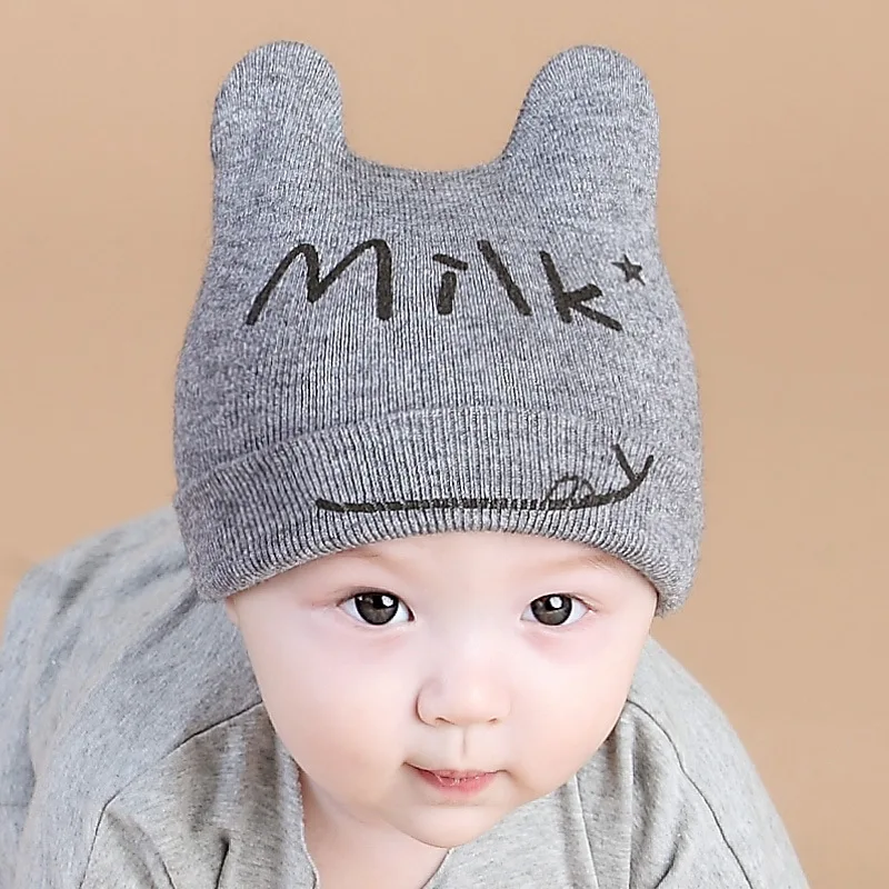 Весна Шляпа Ребенок Осенью Крышки Красочные Хлопок Caps Beanies Для девочка Мальчик