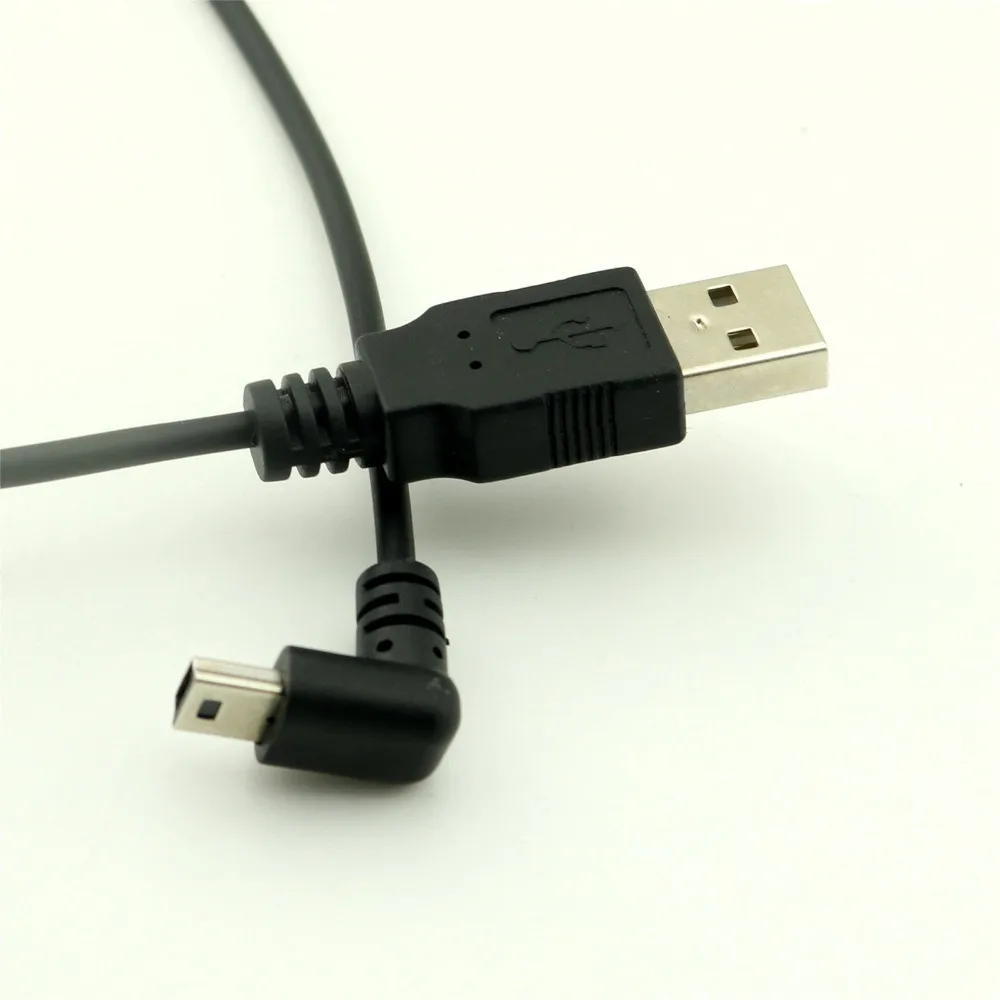 1 шт. Спиральный адаптер USB 2 0 A папа к мини 5 Pin угловой футов|coiled usb|mini usbmini usb a |