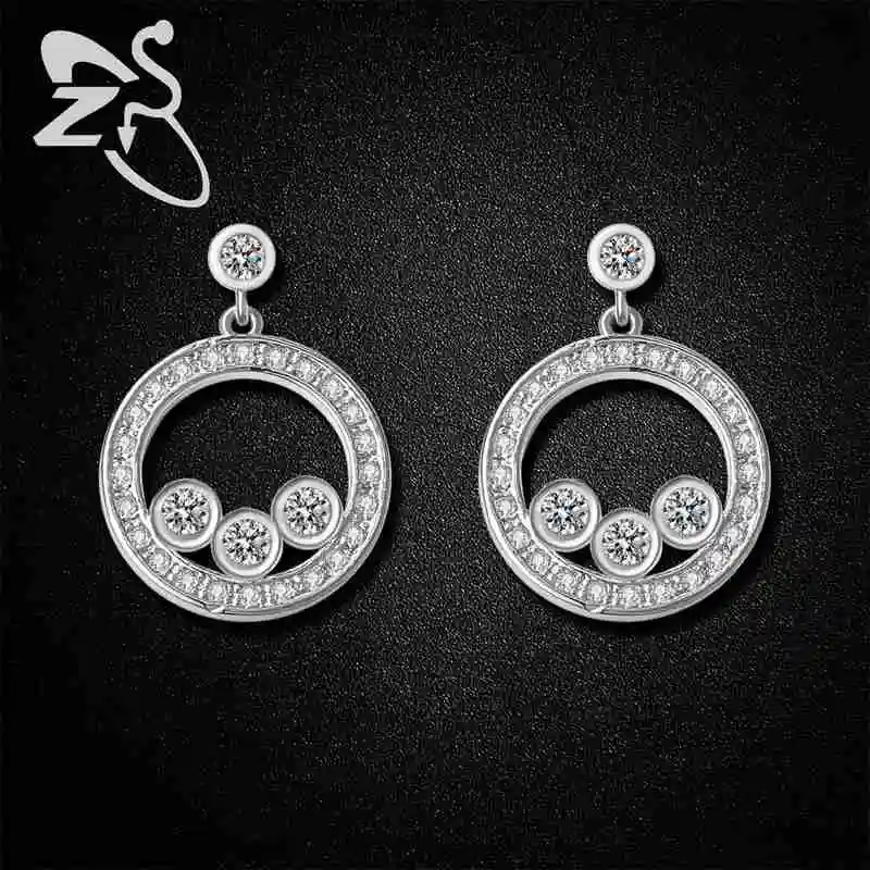 Round Earrings Hollow Ear Pin Crystal For Women Fashion Brincos Piercing Body Jewelry Stud boucle d'oreille | Украшения и